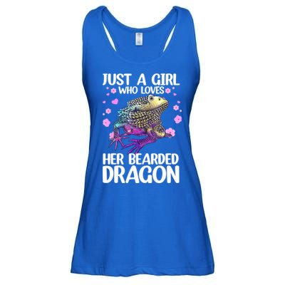 Cute Bearded Dragon For Women Girls Bearded Dragon Lovers Ladies Essential Flowy Tank