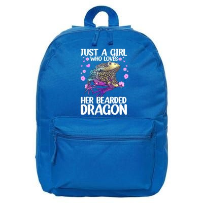 Cute Bearded Dragon For Women Girls Bearded Dragon Lovers 16 in Basic Backpack
