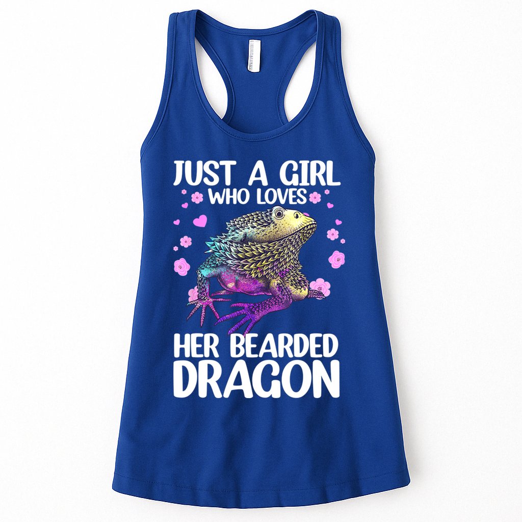 Cute Bearded Dragon For Women Girls Bearded Dragon Lovers Womens Tank Top