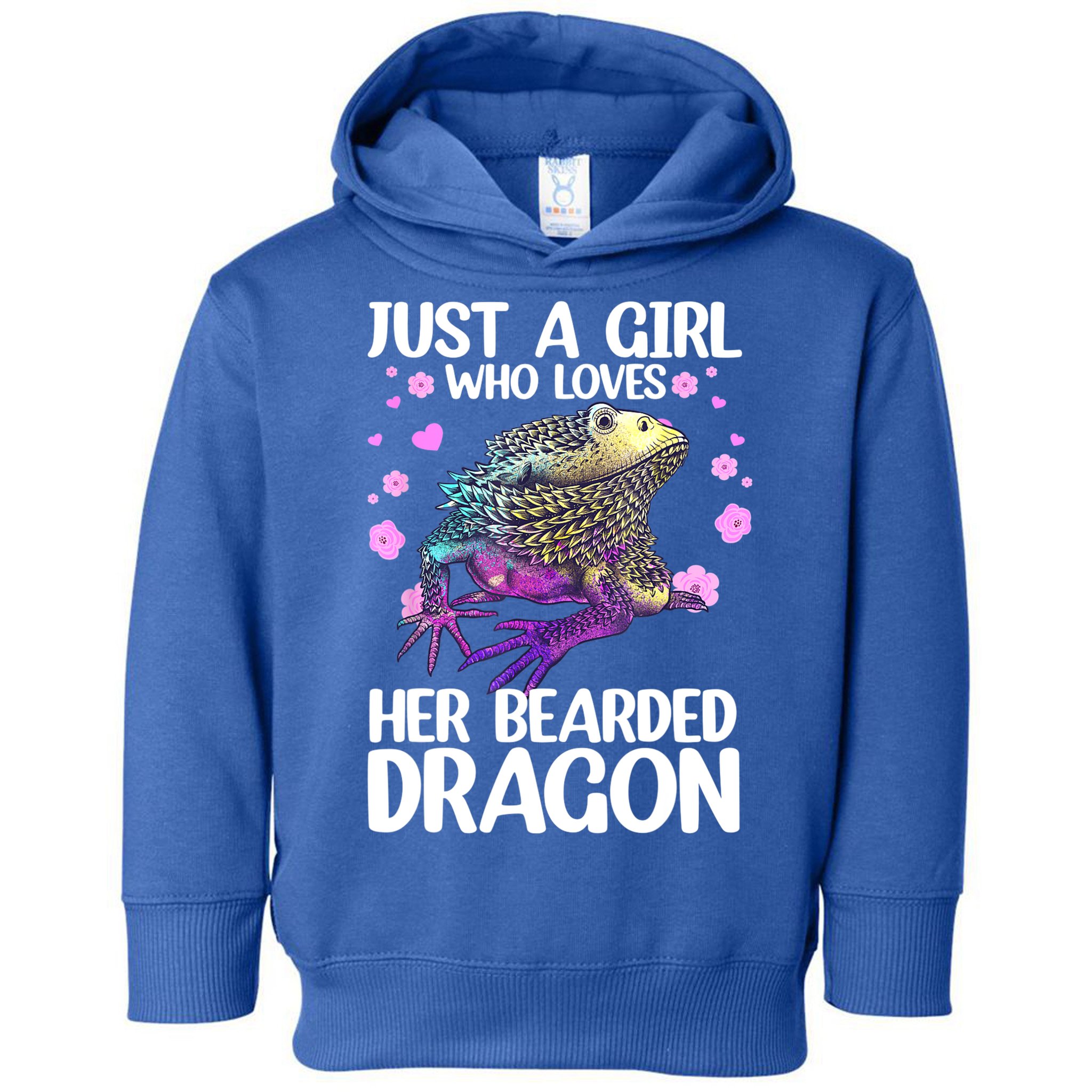 Cute Bearded Dragon For Women Girls Bearded Dragon Lovers Toddler Hoodie