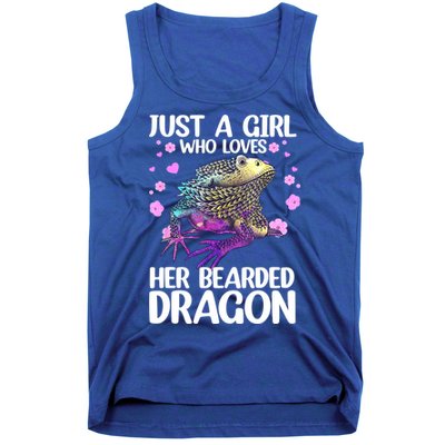 Cute Bearded Dragon For Women Girls Bearded Dragon Lovers Tank Top