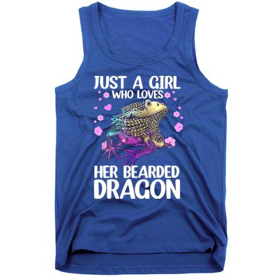 Cute Bearded Dragon For Women Girls Bearded Dragon Lovers Tank Top