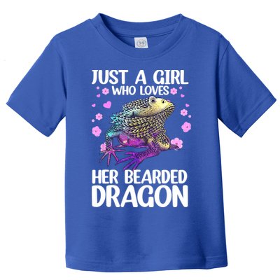 Cute Bearded Dragon For Women Girls Bearded Dragon Lovers Toddler T-Shirt