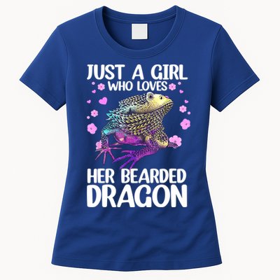 Cute Bearded Dragon For Women Girls Bearded Dragon Lovers Womens T-Shirt