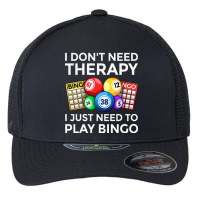 Cute Bingo Design For Wo Casino Gambling Bingo Lovers Flexfit Unipanel Trucker Cap