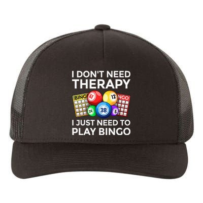 Cute Bingo Design For Wo Casino Gambling Bingo Lovers Yupoong Adult 5-Panel Trucker Hat