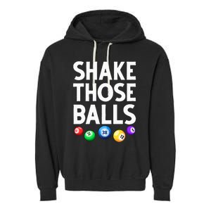 Cute Bingo Designs Casino Gambling Bingo Lovers Garment-Dyed Fleece Hoodie