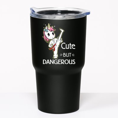 Cute But Dangerous Funny Karate Taekwondo Tumbler