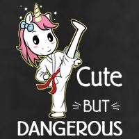 Cute But Dangerous Funny Karate Taekwondo Hat
