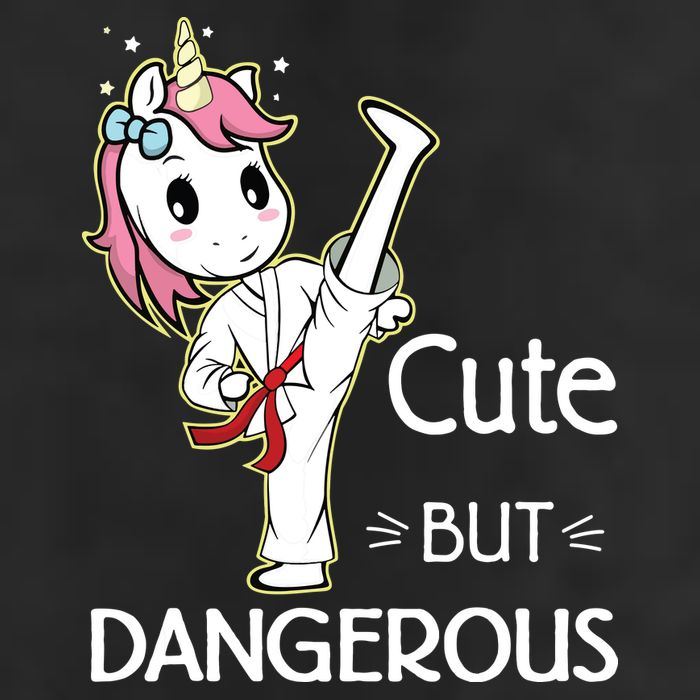 Cute But Dangerous Funny Karate Taekwondo Hat