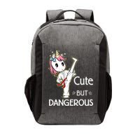 Cute But Dangerous Funny Karate Taekwondo Vector Backpack