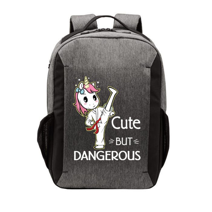 Cute But Dangerous Funny Karate Taekwondo Vector Backpack