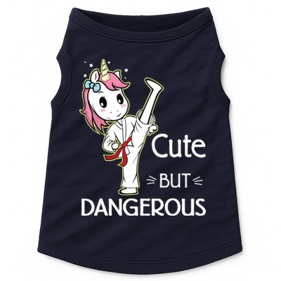 Cute But Dangerous Funny Karate Taekwondo Doggie Tank