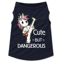 Cute But Dangerous Funny Karate Taekwondo Doggie Tank