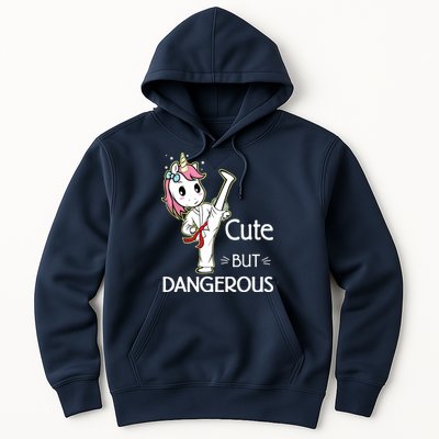 Cute But Dangerous Funny Karate Taekwondo Hoodie