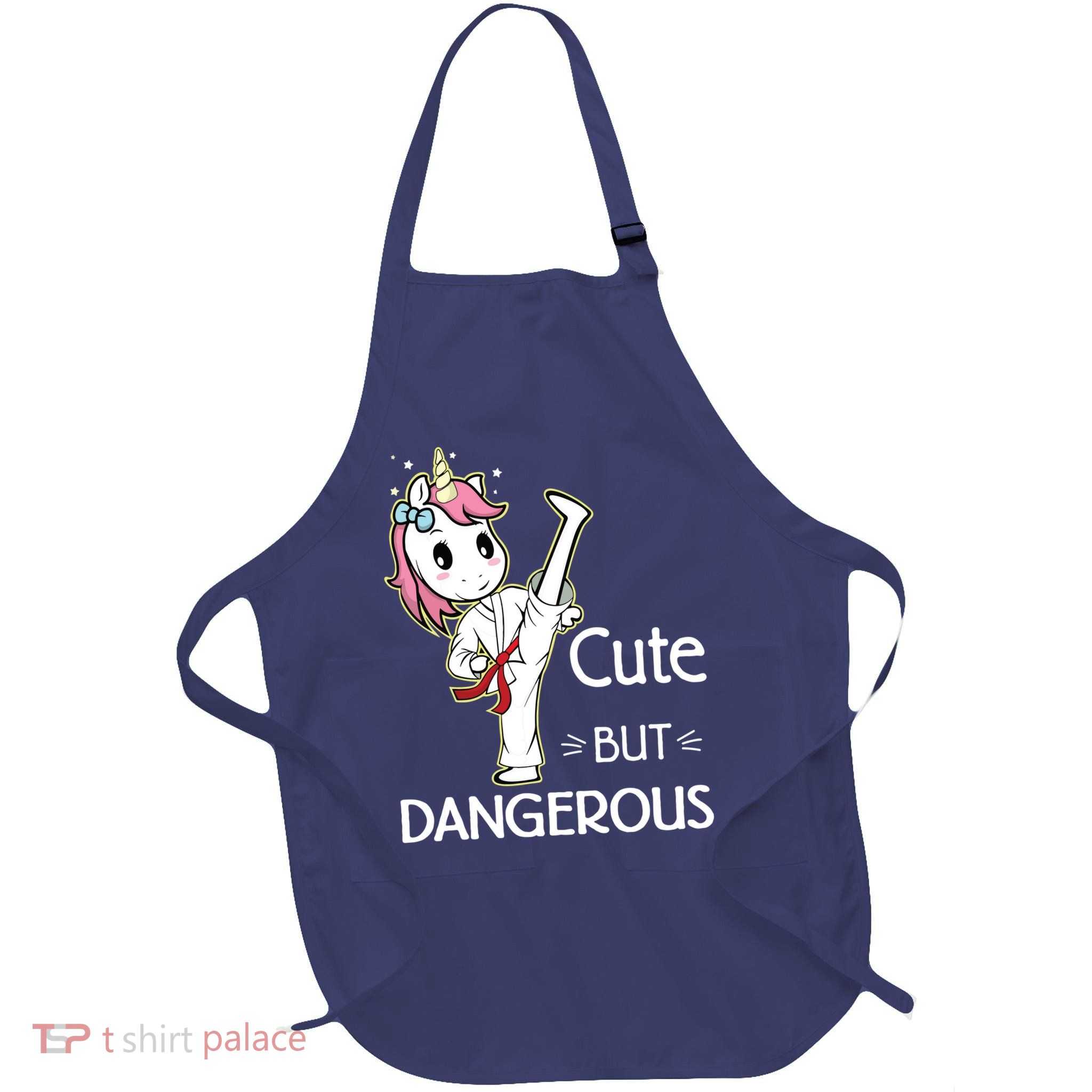 Cute But Dangerous Funny Karate Taekwondo Apron