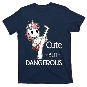 Cute But Dangerous Funny Karate Taekwondo T-Shirt