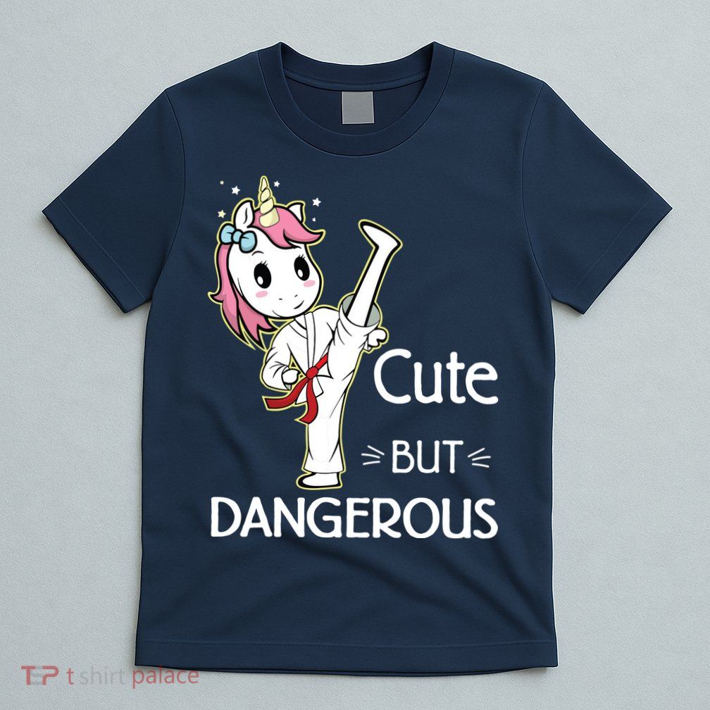 Cute But Dangerous Funny Karate Taekwondo T-Shirt