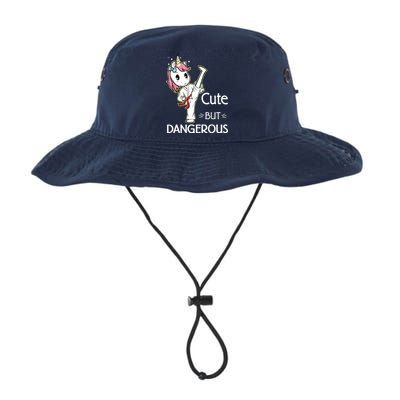 Cute But Dangerous Funny Karate Taekwondo Bucket Hat