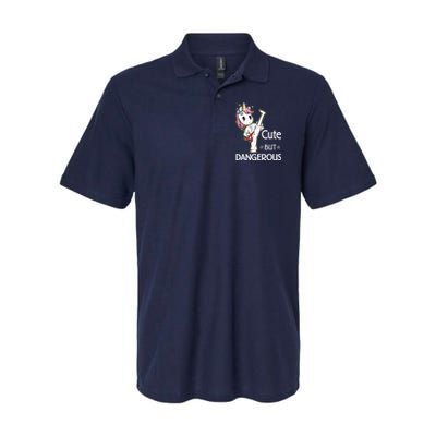Cute But Dangerous Funny Karate Taekwondo Polo