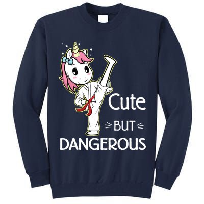 Cute But Dangerous Funny Karate Taekwondo Tall Sweatshirt