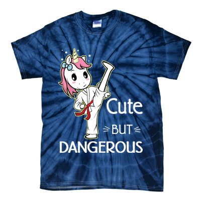 Cute But Dangerous Funny Karate Taekwondo Tie-Dye T-Shirt
