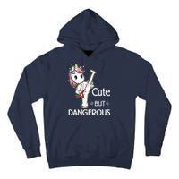 Cute But Dangerous Funny Karate Taekwondo Tall Hoodie