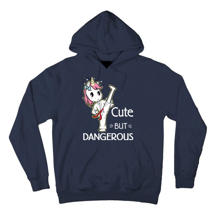 Cute But Dangerous Funny Karate Taekwondo Tall Hoodie