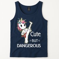 Cute But Dangerous Funny Karate Taekwondo Tank Top
