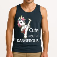 Cute But Dangerous Funny Karate Taekwondo Tank Top