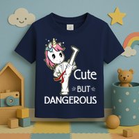 Cute But Dangerous Funny Karate Taekwondo Toddler T-Shirt