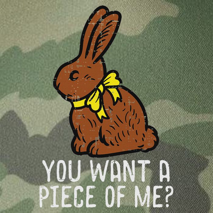 Chocolate Bunny Do You Want Piece Of Me Easter Rabbit  Legacy Tie Dye Trucker Hat