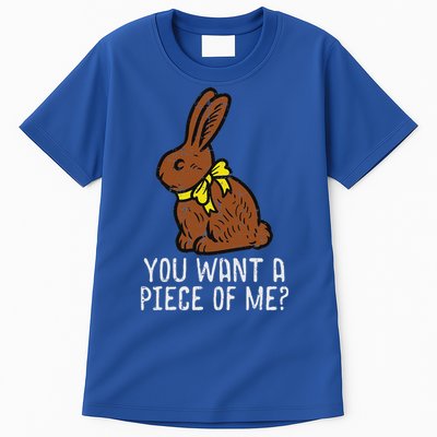 Chocolate Bunny Do You Want Piece Of Me Easter Rabbit  Tall T-Shirt