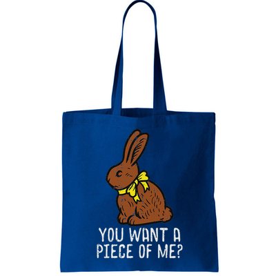 Chocolate Bunny Do You Want Piece Of Me Easter Rabbit  Bag