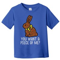 Chocolate Bunny Do You Want Piece Of Me Easter Rabbit  Toddler T-Shirt