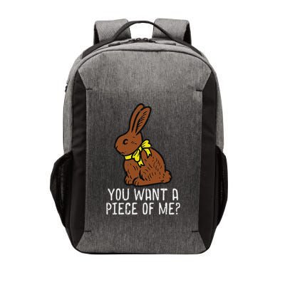 Chocolate Bunny Do You Want Piece Of Me Easter Rabbit  Vector Backpack