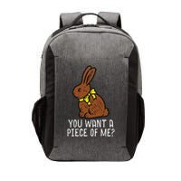 Chocolate Bunny Do You Want Piece Of Me Easter Rabbit  Vector Backpack
