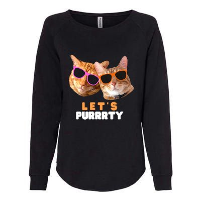 Cat Bachelorette Design Orange Cats Womens California Wash Sweatshirt