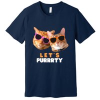 Cat Bachelorette Design Orange Cats Premium T-Shirt