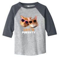 Cat Bachelorette Design Orange Cats Toddler Fine Jersey T-Shirt