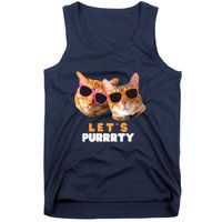 Cat Bachelorette Design Orange Cats Tank Top