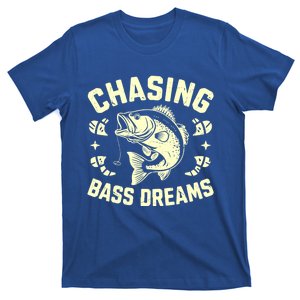 Chasing Bass Dreams Bass Fishing Gift T-Shirt