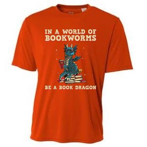 Cute Bookworm Design For Men Women Librarian Book Lover Cooling Performance Crew T-Shirt