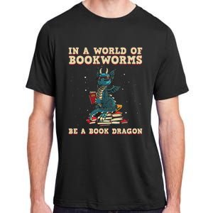 Cute Bookworm Design For Men Women Librarian Book Lover Adult ChromaSoft Performance T-Shirt