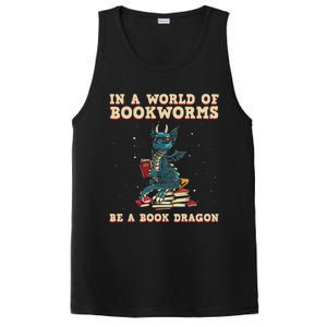 Cute Bookworm Design For Men Women Librarian Book Lover PosiCharge Competitor Tank