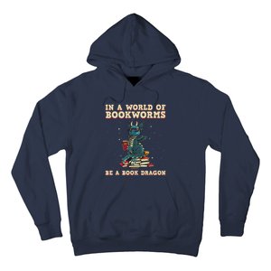 Cute Bookworm Design For Men Women Librarian Book Lover Hoodie