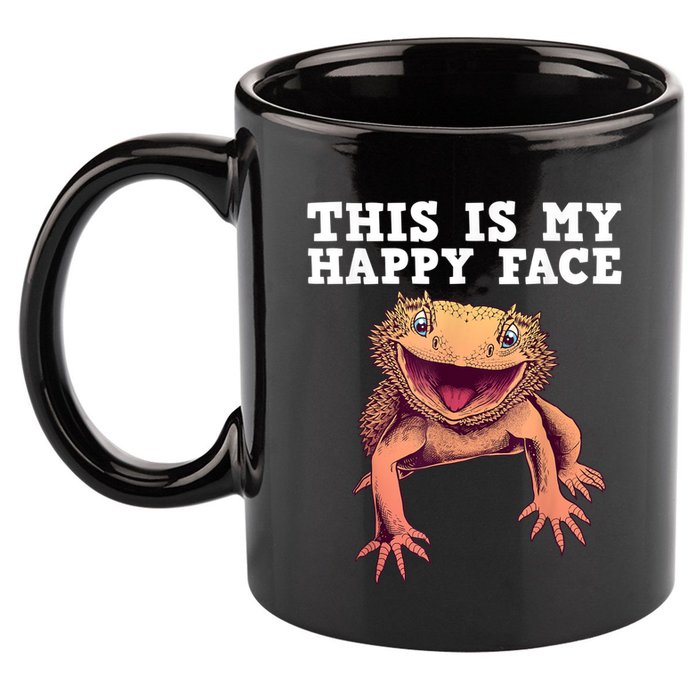 Cute Bearded Dragon For Women Reptile Lizard Pet Lover 11oz C Handle Ceramic Mug