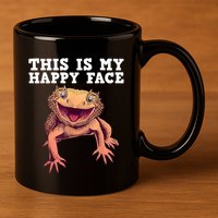 Cute Bearded Dragon For Women Reptile Lizard Pet Lover 11oz C Handle Ceramic Mug