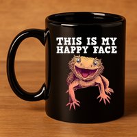 Cute Bearded Dragon For Women Reptile Lizard Pet Lover 11oz C Handle Ceramic Mug