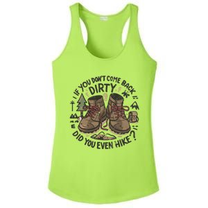 Come Back Dirty Hiking Adventure Design Ladies PosiCharge Competitor Racerback Tank